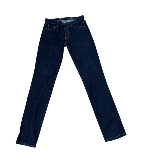 AG Adriano Goldschmied Prima Cigarette Leg Women’s Dark Wash Jeans Sz 27R GUC - Picture 1 of 8